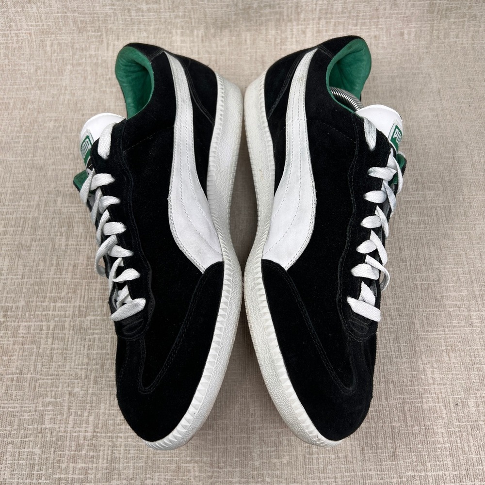 Puma Super Liga OG Suede Sneakers Men 13 Black White Retro Classic Soccer - Picture 5 of 12